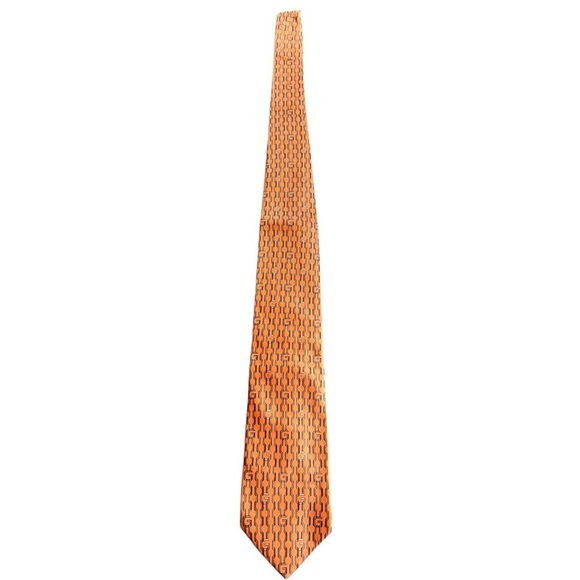 Gucci Silk Orange Men’s Necktie (Tie) - Picture 3 of 5